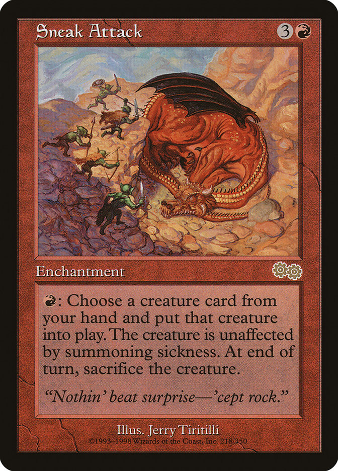 Sneak Attack [Urza's Saga] | Deep Dive Games St. Marys