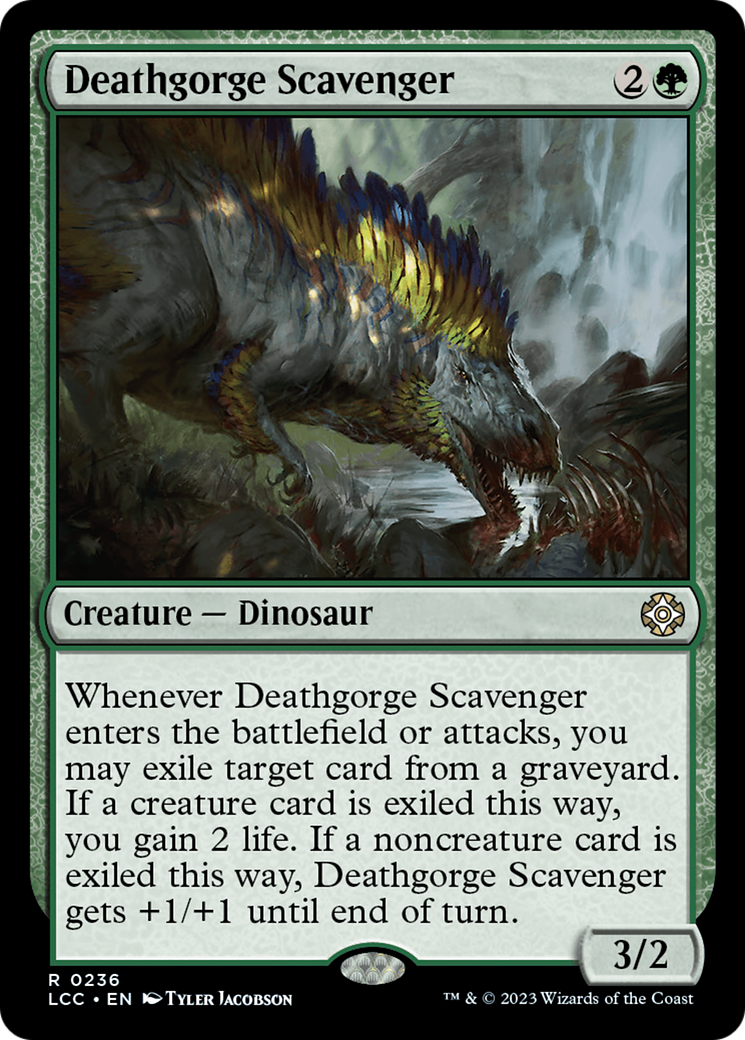 Deathgorge Scavenger [The Lost Caverns of Ixalan Commander] | Deep Dive Games St. Marys