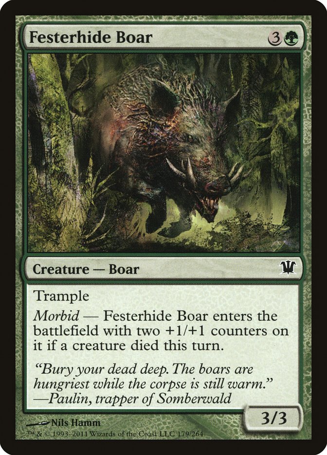 Festerhide Boar [Innistrad] | Deep Dive Games St. Marys