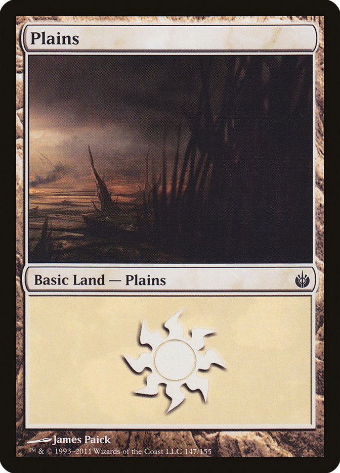 Plains (147) [Mirrodin Besieged] | Deep Dive Games St. Marys