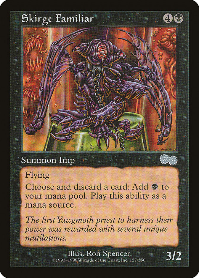 Skirge Familiar [Urza's Saga] | Deep Dive Games St. Marys