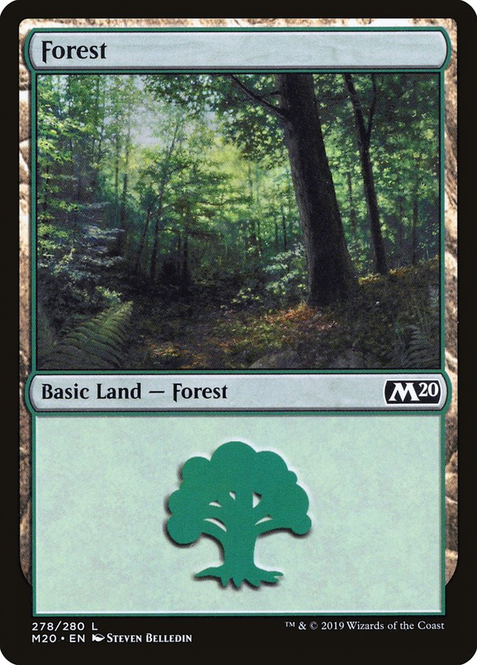 Forest (278) [Core Set 2020] | Deep Dive Games St. Marys