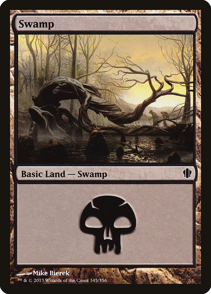 Swamp (345) [Commander 2013] | Deep Dive Games St. Marys