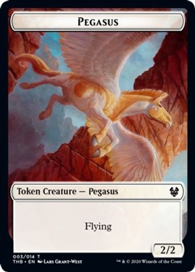 Pegasus // Shark Double-Sided Token [Challenger Decks 2021 Tokens] | Deep Dive Games St. Marys