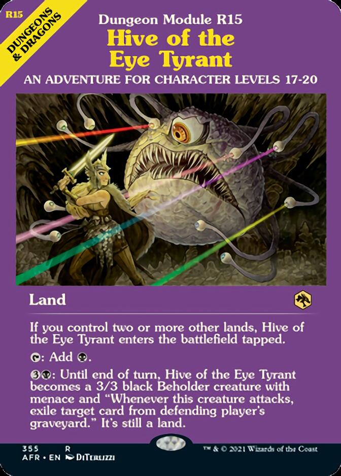 Hive of the Eye Tyrant (Dungeon Module) [Dungeons & Dragons: Adventures in the Forgotten Realms] | Deep Dive Games St. Marys