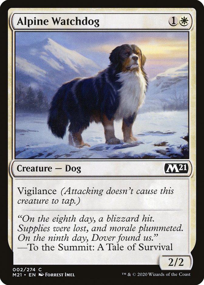 Alpine Watchdog [Core Set 2021] | Deep Dive Games St. Marys