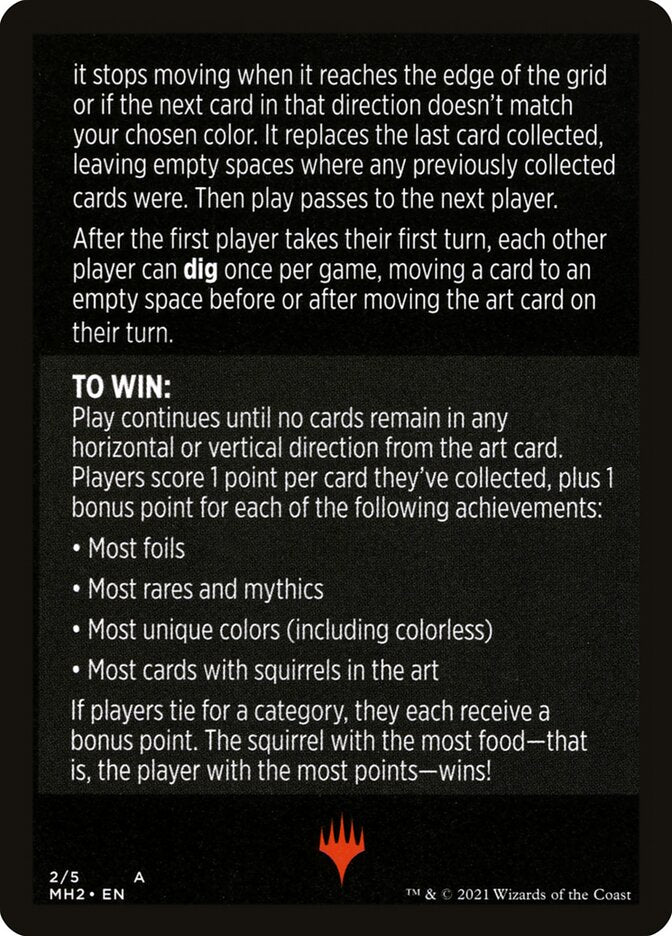 Foraging Squirrels (Magic Minigame) [Modern Horizons 2 Minigame] | Deep Dive Games St. Marys