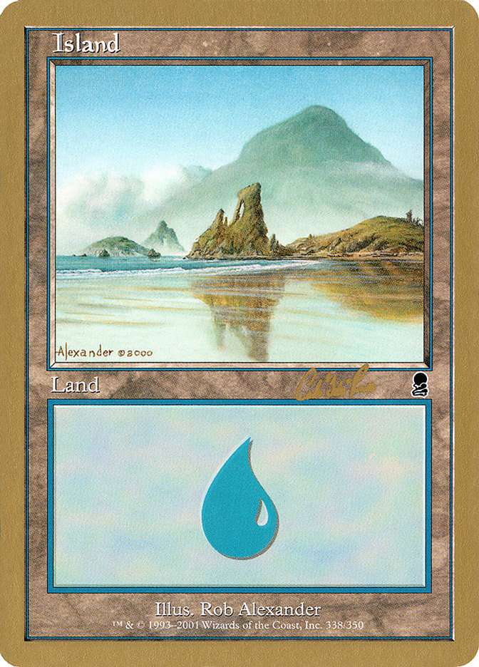 Island (cr338) (Carlos Romao) [World Championship Decks 2002] | Deep Dive Games St. Marys
