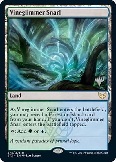 Vineglimmer Snarl (Promo Pack) [Strixhaven: School of Mages Promos] | Deep Dive Games St. Marys