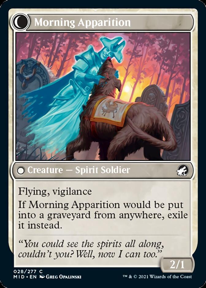 Mourning Patrol // Morning Apparition [Innistrad: Midnight Hunt] | Deep Dive Games St. Marys