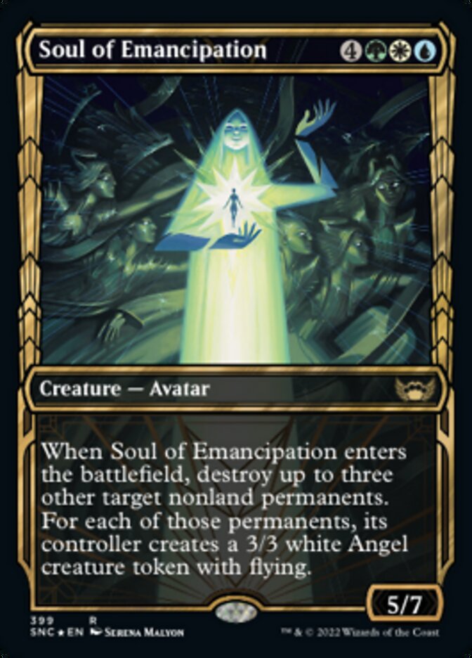 Soul of Emancipation (Showcase Golden Age Gilded Foil) [Streets of New Capenna] | Deep Dive Games St. Marys