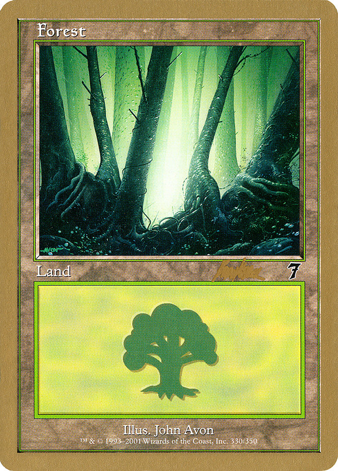 Forest (bk330) (Brian Kibler) [World Championship Decks 2002] | Deep Dive Games St. Marys