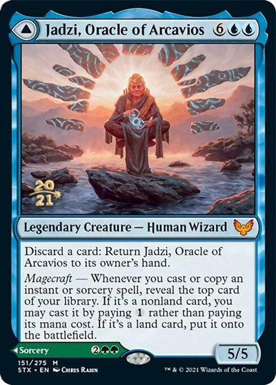 Jadzi, Oracle of Arcavios // Journey to the Oracle [Strixhaven: School of Mages Prerelease Promos] | Deep Dive Games St. Marys