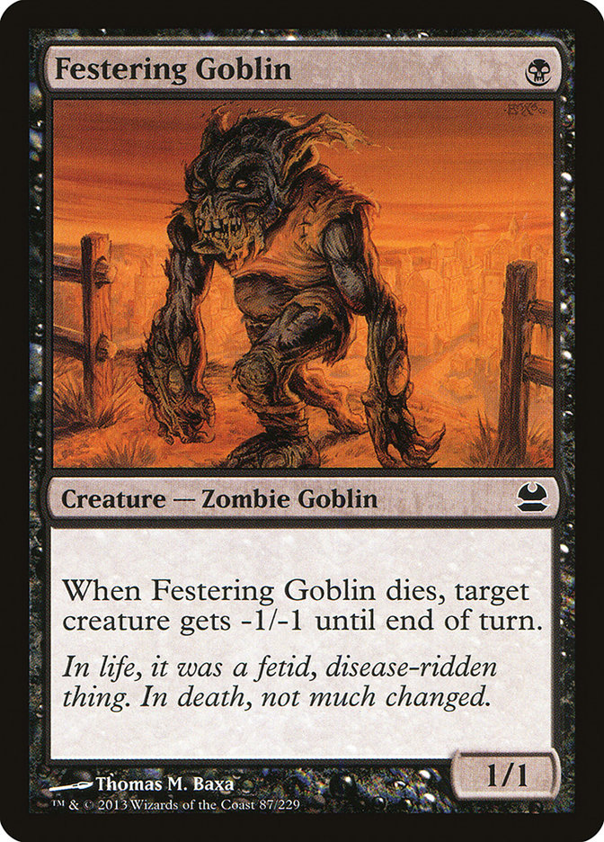 Festering Goblin [Modern Masters] | Deep Dive Games St. Marys