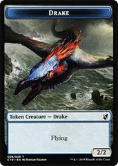 Drake // Human Double-Sided Token [Commander 2019 Tokens] | Deep Dive Games St. Marys