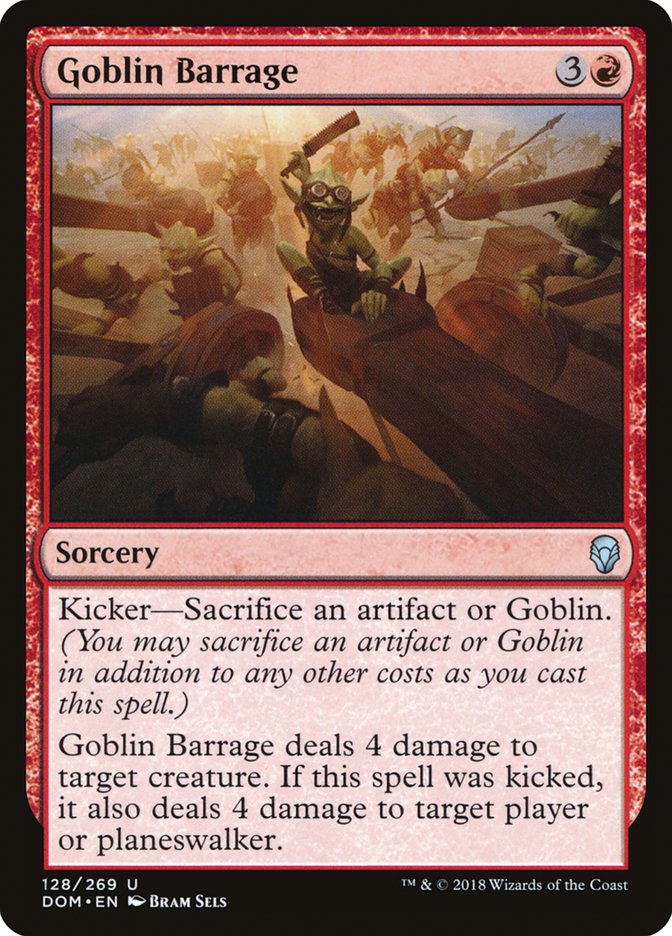 Goblin Barrage [Dominaria] | Deep Dive Games St. Marys