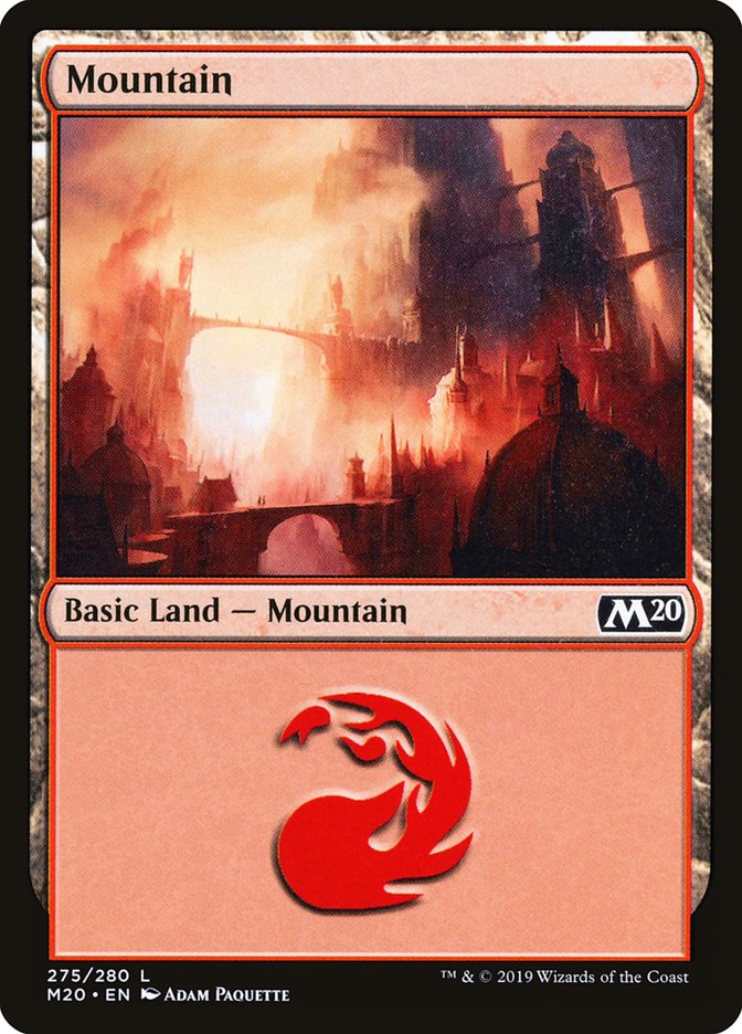 Mountain (275) [Core Set 2020] | Deep Dive Games St. Marys