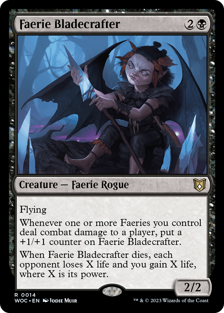 Faerie Bladecrafter [Wilds of Eldraine Commander] | Deep Dive Games St. Marys