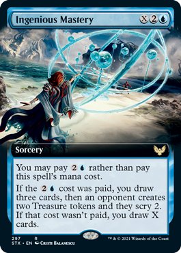 Ingenious Mastery (Extended Art) [Strixhaven: School of Mages] | Deep Dive Games St. Marys