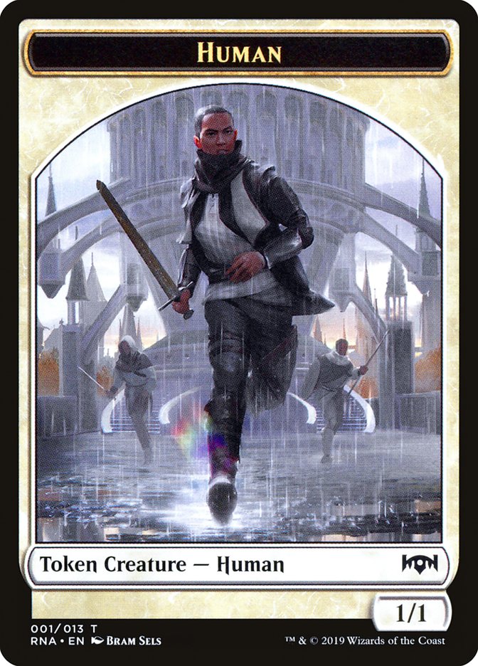 Human Token [Ravnica Allegiance Tokens] | Deep Dive Games St. Marys