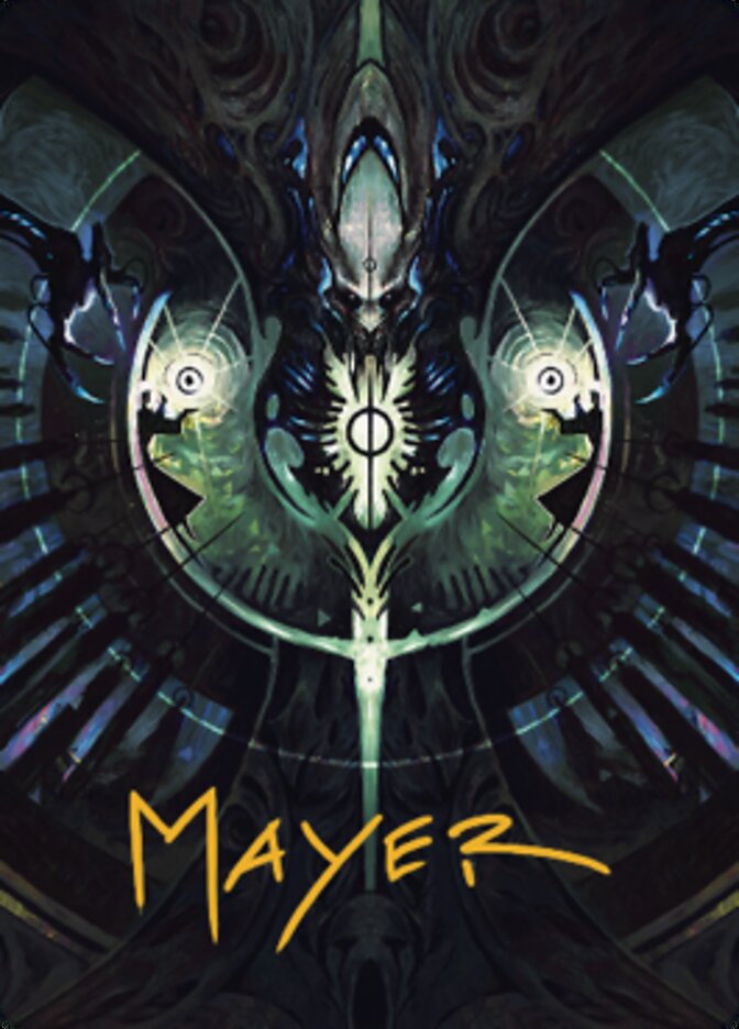 Gix's Command Art Card (Gold-Stamped Signature) [The Brothers' War Art Series] | Deep Dive Games St. Marys