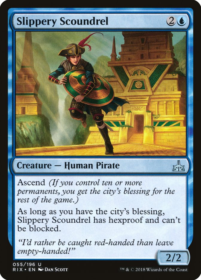 Slippery Scoundrel [Rivals of Ixalan] | Deep Dive Games St. Marys