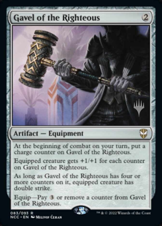 Gavel of the Righteous (Promo Pack) [Streets of New Capenna Commander Promos] | Deep Dive Games St. Marys