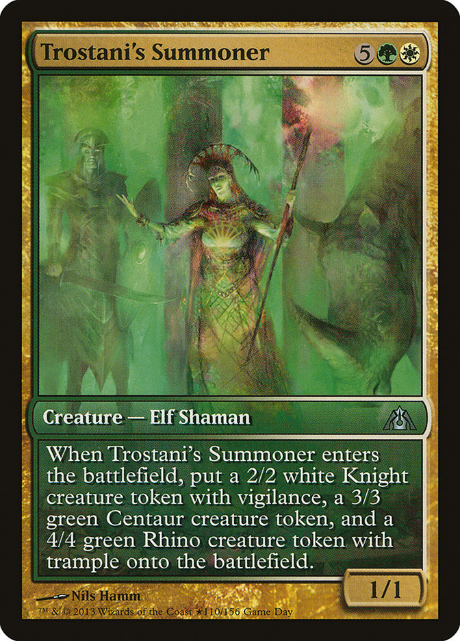 Trostani's Summoner (Game Day) [Dragon's Maze Promos] | Deep Dive Games St. Marys