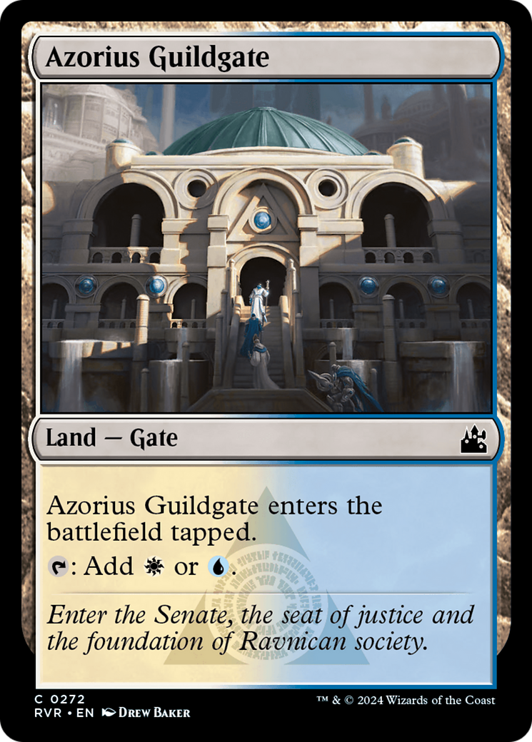 Azorius Guildgate [Ravnica Remastered] | Deep Dive Games St. Marys