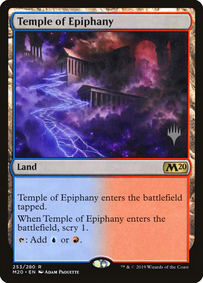 Temple of Epiphany (Promo Pack) [Core Set 2020 Promos] | Deep Dive Games St. Marys