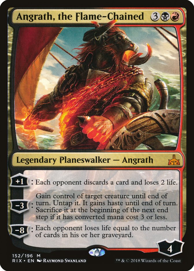 Angrath, the Flame-Chained [Rivals of Ixalan] | Deep Dive Games St. Marys