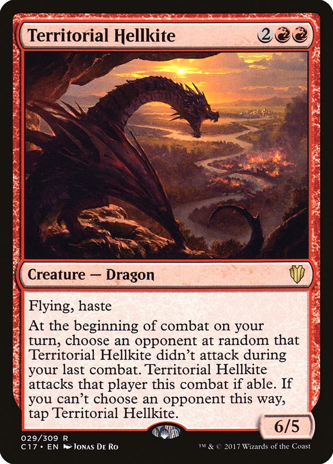 Territorial Hellkite [Commander 2017] | Deep Dive Games St. Marys