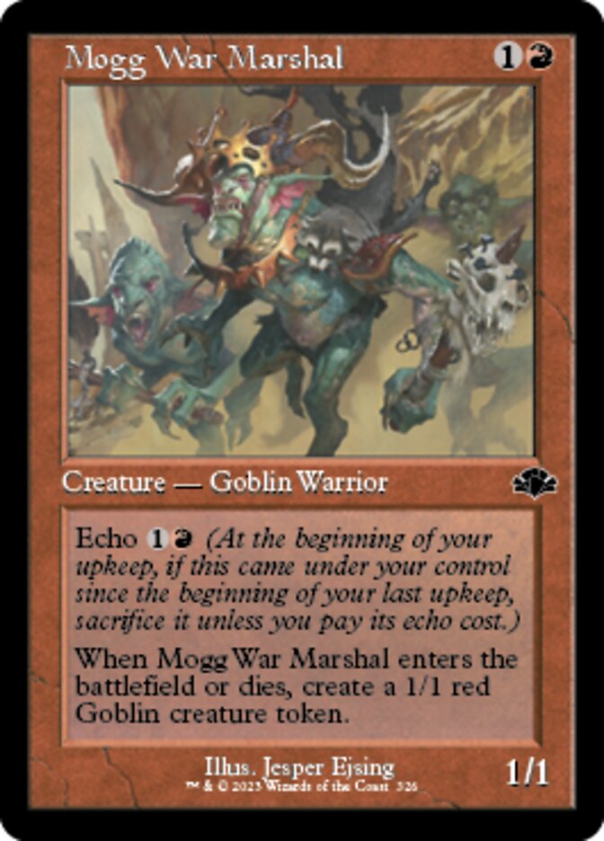 Mogg War Marshal (Retro) [Dominaria Remastered] | Deep Dive Games St. Marys