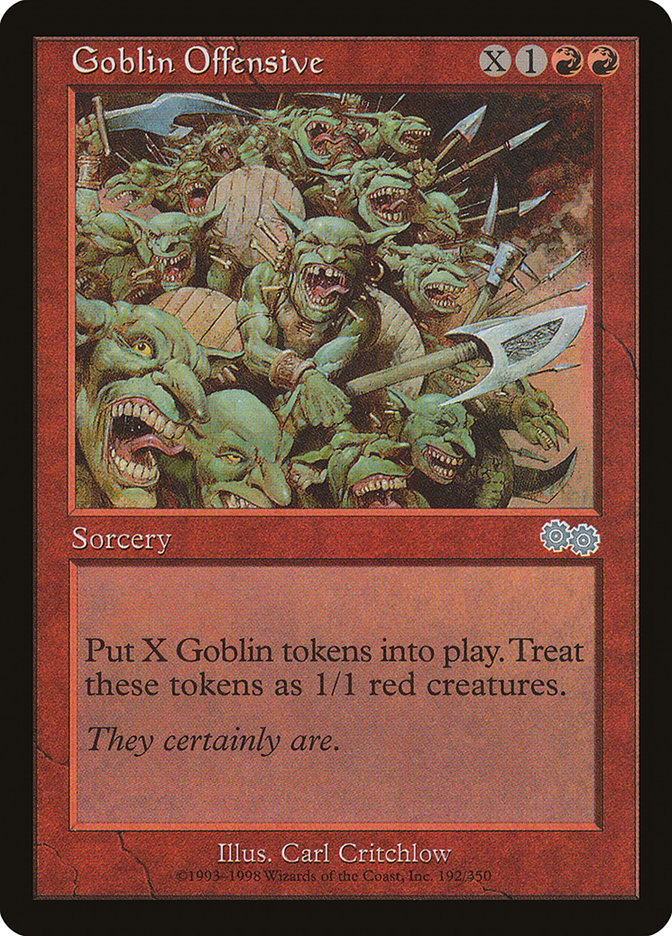Goblin Offensive [Urza's Saga] | Deep Dive Games St. Marys