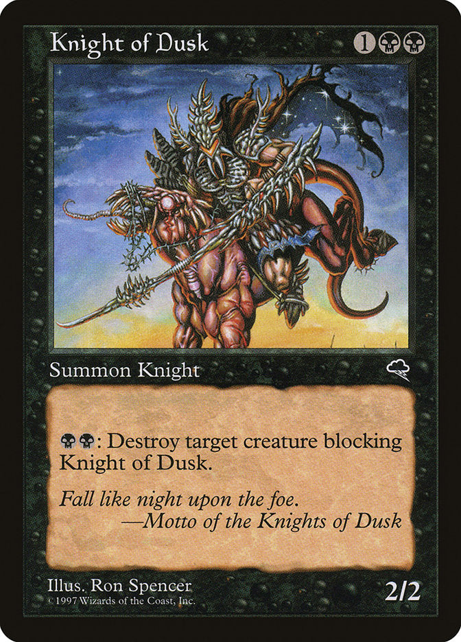 Knight of Dusk [Tempest] | Deep Dive Games St. Marys
