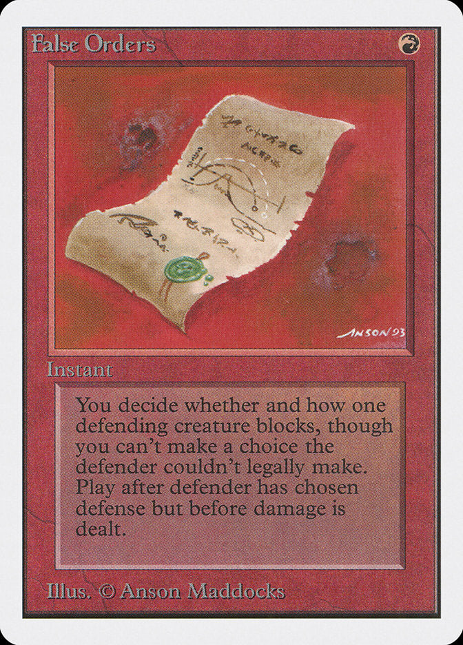 False Orders [Unlimited Edition] | Deep Dive Games St. Marys