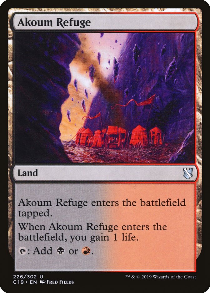 Akoum Refuge [Commander 2019] | Deep Dive Games St. Marys