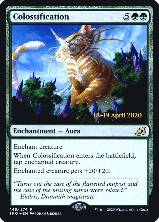 Colossification [Ikoria: Lair of Behemoths Prerelease Promos] | Deep Dive Games St. Marys