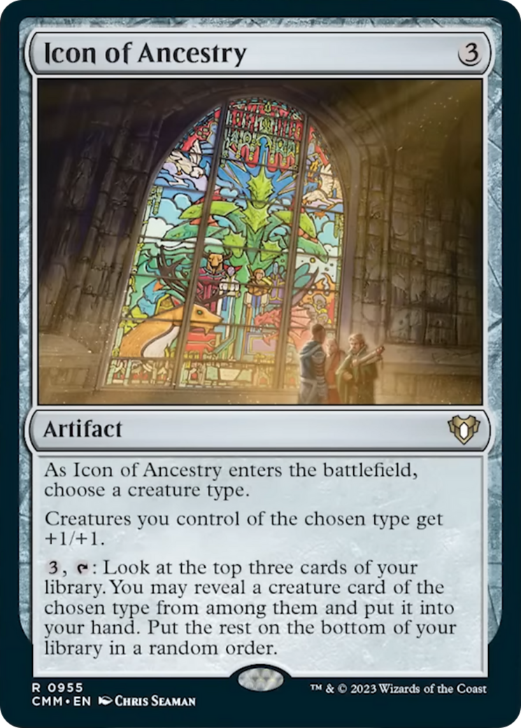 Icon of Ancestry [Commander Masters] | Deep Dive Games St. Marys