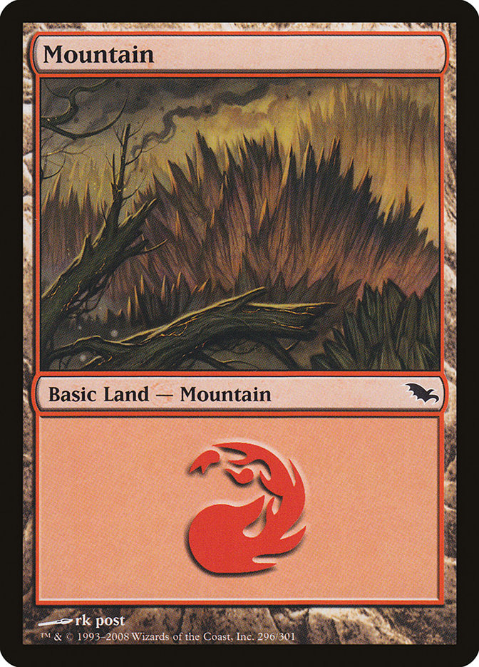 Mountain (296) [Shadowmoor] | Deep Dive Games St. Marys