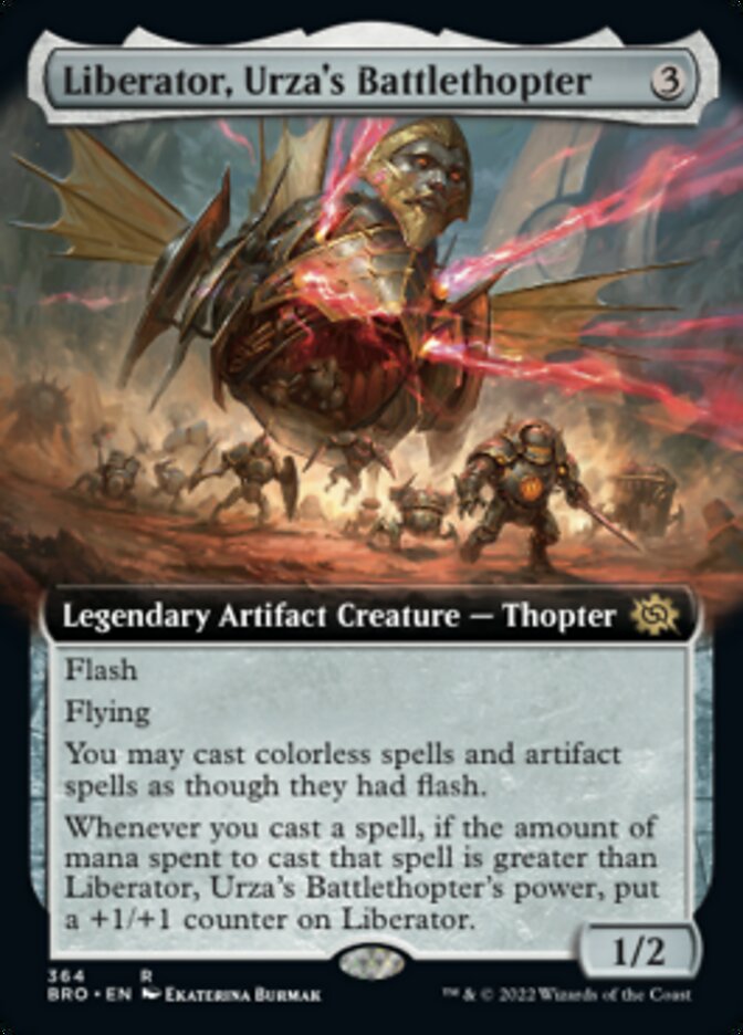 Liberator, Urza's Battlethopter (Extended Art) [The Brothers' War] | Deep Dive Games St. Marys