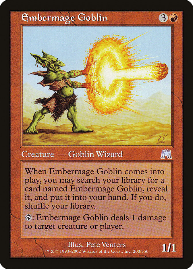 Embermage Goblin [Onslaught] | Deep Dive Games St. Marys