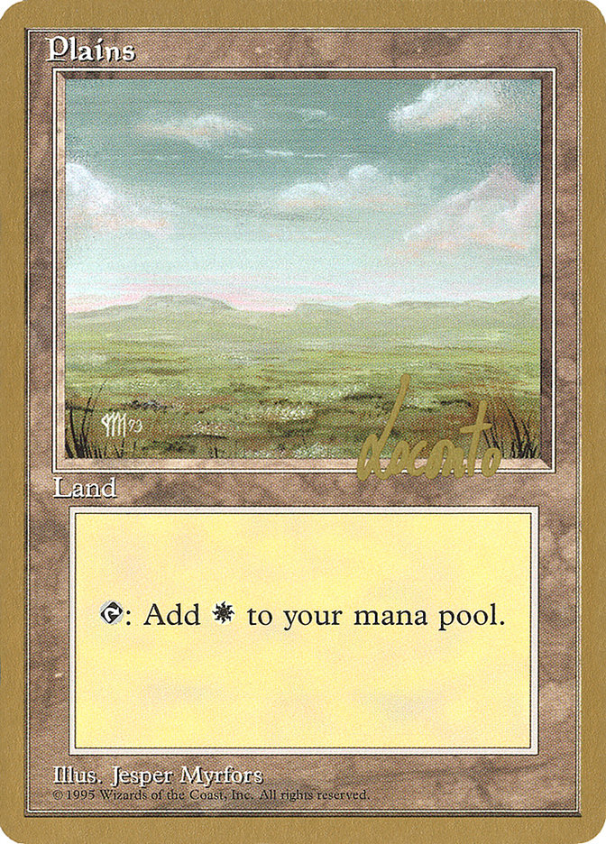 Plains (ml364) (Michael Loconto) [Pro Tour Collector Set] | Deep Dive Games St. Marys