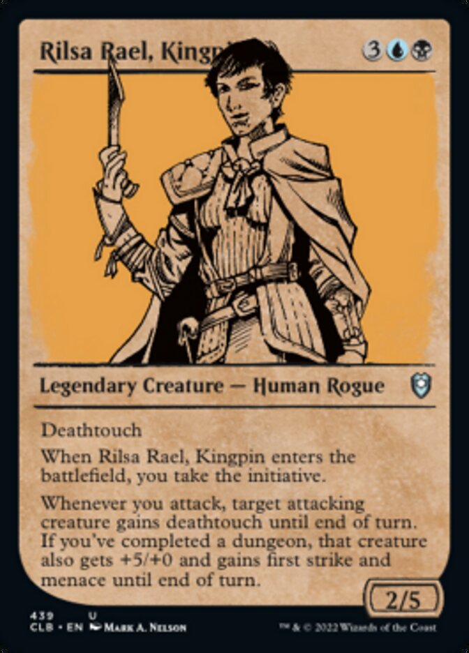 Rilsa Rael, Kingpin (Showcase) [Commander Legends: Battle for Baldur's Gate] | Deep Dive Games St. Marys