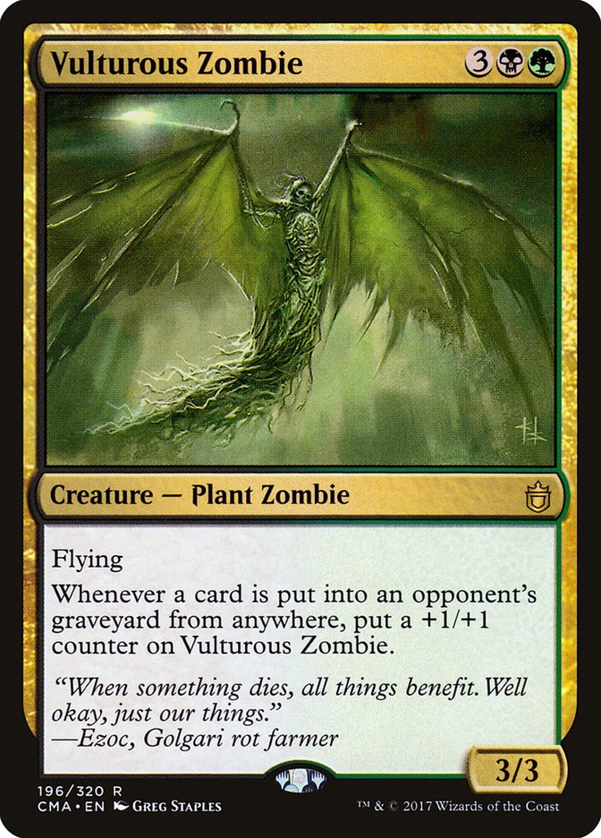Vulturous Zombie [Commander Anthology] | Deep Dive Games St. Marys