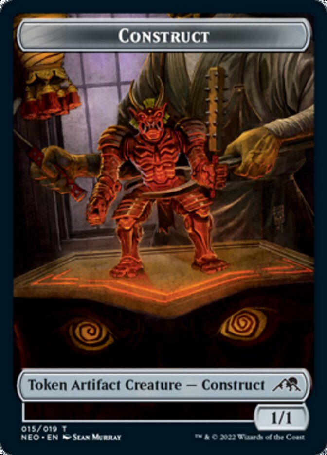 Construct (015) // Blood (017) Double-Sided Token [Challenger Decks 2022 Tokens] | Deep Dive Games St. Marys