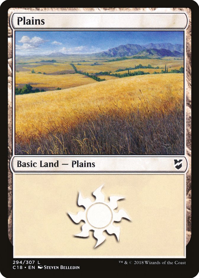 Plains (294) [Commander 2018] | Deep Dive Games St. Marys