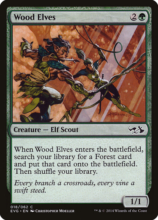 Wood Elves (Elves vs. Goblins) [Duel Decks Anthology] | Deep Dive Games St. Marys