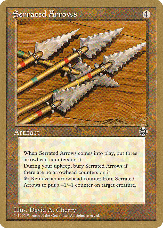 Serrated Arrows (Leon Lindback) [Pro Tour Collector Set] | Deep Dive Games St. Marys