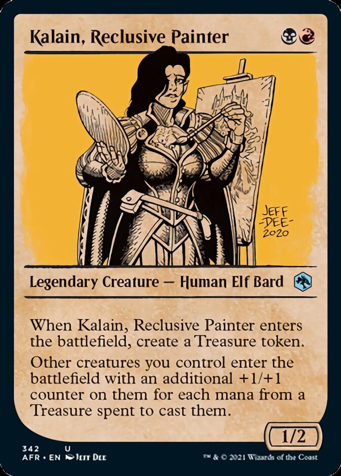Kalain, Reclusive Painter (Showcase) [Dungeons & Dragons: Adventures in the Forgotten Realms] | Deep Dive Games St. Marys